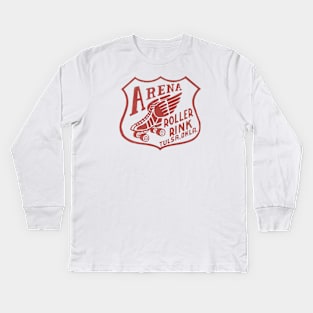 Arena Roller Rink Kids Long Sleeve T-Shirt